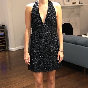 Sequins Halston Heritage cocktail dress